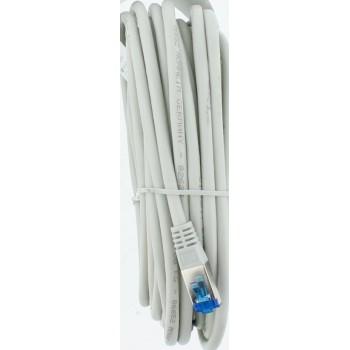 Мрежов пач кабел HAMA F/UTP, CAT 6, RJ-45 - RJ-45, 1Gbit/s, 10.0 m, Сив, Булк 