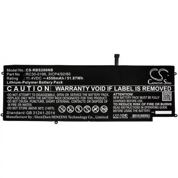 Laptop Battery for  RAZER Blade Stealth 2016 V2  RC30-0196   11,4V 4550mAh CAMERON SINO