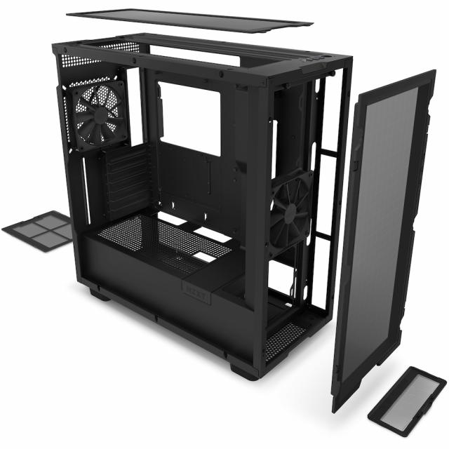 Кутия NZXT H7 Flow Matte Black 