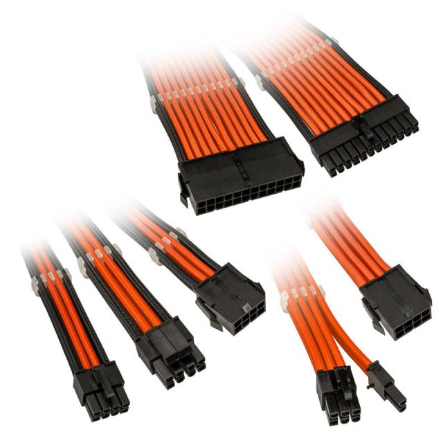 Sleeved Extension Cable Kit Kolink Core, Orange 