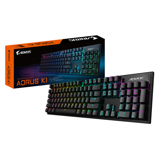 Gaming Mechanical keyboard Gigabyte Aorus K1 RGB Cherry MX Red Switch 