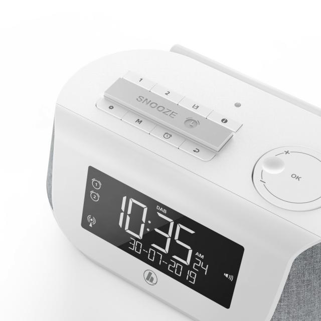 Hama "DR36SBT" Digital Radio, FM/DAB/DAB+/Bluetooth, white 