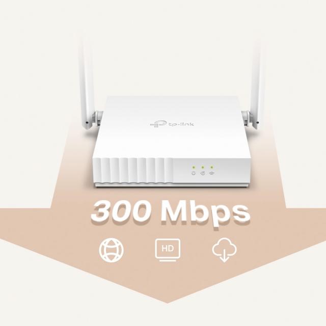 Wireless Router TP-LINK TL-WR820N 300Mbps, 5dB antennas 