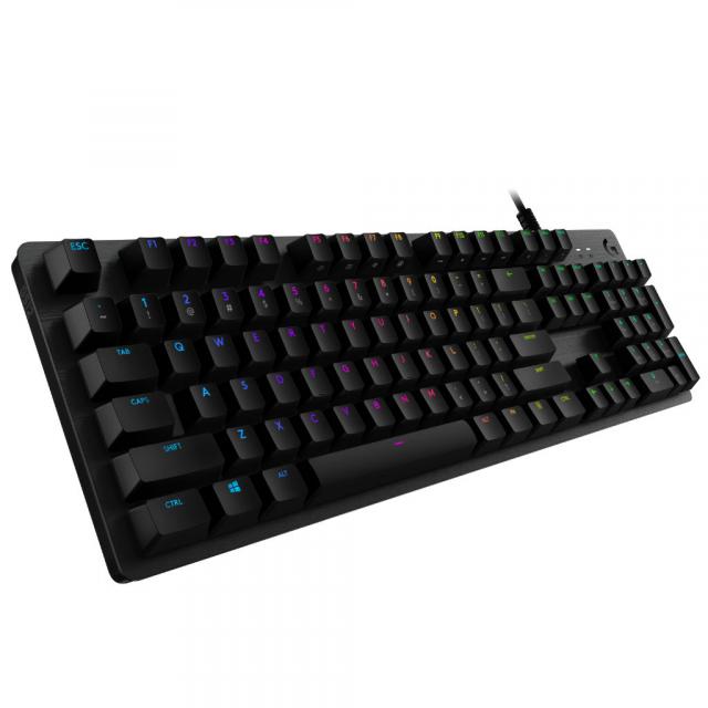 Геймърска механична клавиатура Logitech G512 Carbon GX Red Linear 