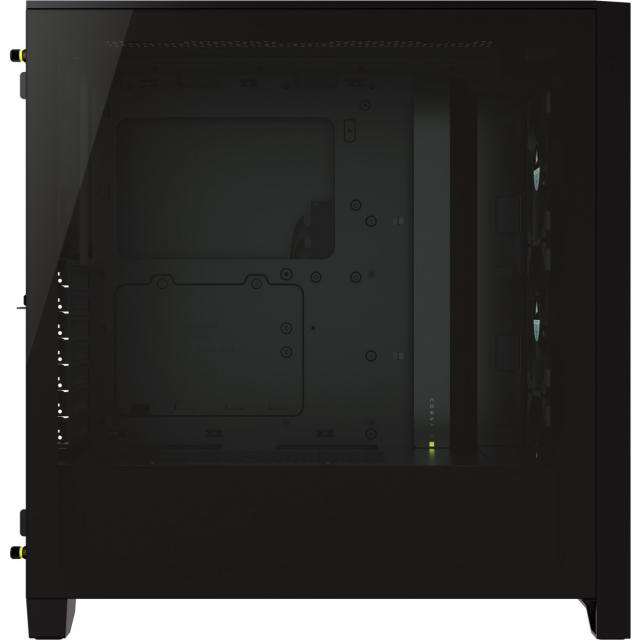 Кутия Corsair iCUE 4000X RGB Mid Tower, Tempered Glass, Черна 