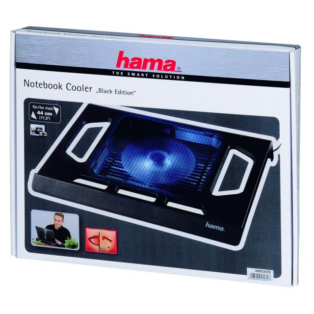 Notebook Cooler HAMA "Black Edition" 53070 