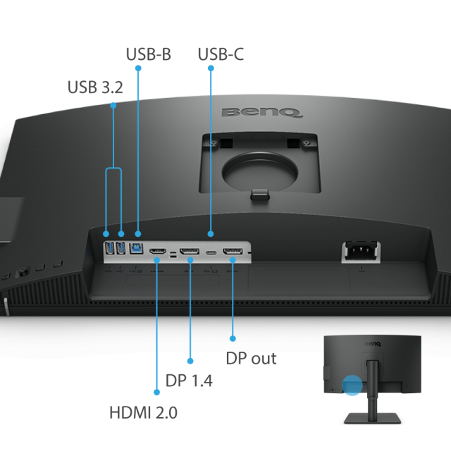 Monitor BenQ PD2506Q 25 inch IPS 