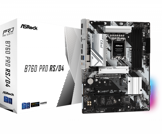 Дънна платка ASRock B760 Pro RS DDR4 