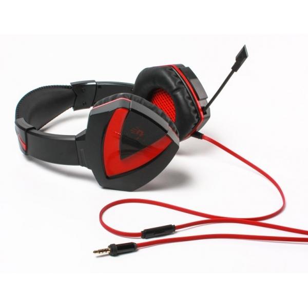 Gaming Earphone A4TECH Bloody G500, Microphone, Black/Red 