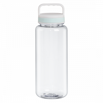 Xavax Drinking Bottle, 1250ml, Leak-proof, Handle, Screw Cap, transparent