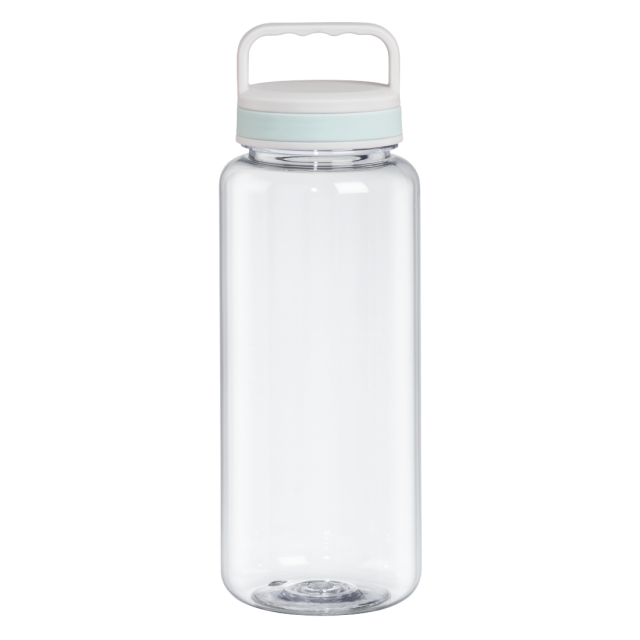 Xavax Drinking Bottle, 1250ml, Leak-proof, Handle, Screw Cap, transparent 