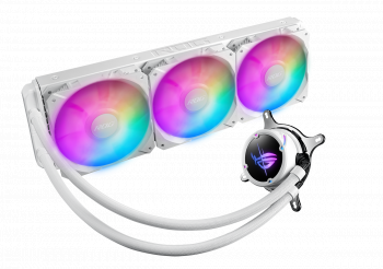 CPU AIO Liquid Cooler ASUS ROG Strix LC II 360 ARGB White Edition, Aura Sync