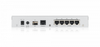 Firewall ZYXEL USG FLEX 100, 10/100/1000, 4x LAN/DMZ, 1x WAN, 1xSFP, 1xUSB, no license