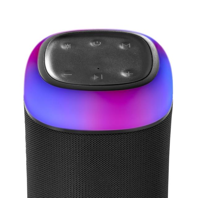 Hama "Shine 2.0" Bluetooth® Loudspeaker, LED, Splash-Protected, 30W, blk 