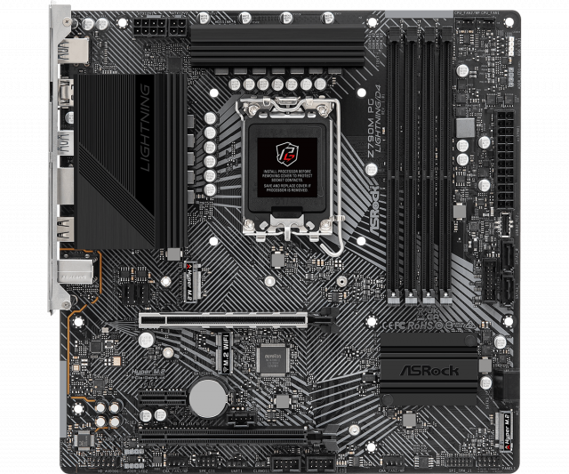 Motherboard  ASROCK Z790M PG Lighting , LGA 1700 