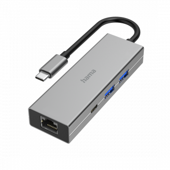 USB-C Hub, 4 Ports, HAMA-200108