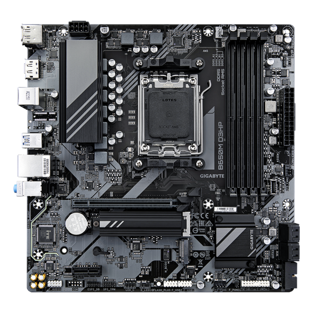 Дънна платка GIGABYTE B650M D3HP socket AM5 