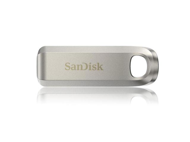 USB stick SanDisk Ultra Luxe, 64GB, USB 3.2 Gen 1, USB-C, Silver 