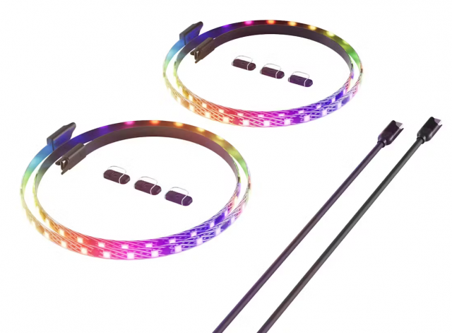 2-Pack RGB Strips HYTE LS30 - 330 mm 