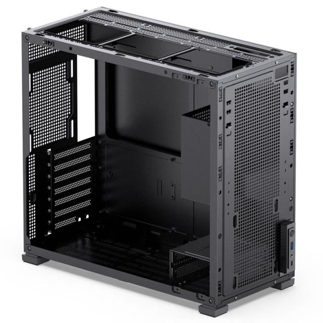 Кутия Jonsbo D41 Screen TG, mATX, Черна 