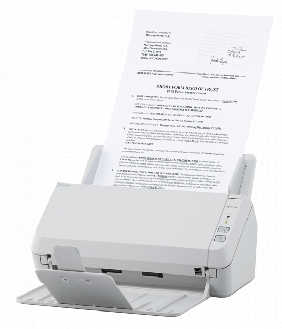 Image Scanner Ricoh SP-1130N, A4, ADF USB 3.2 LED 