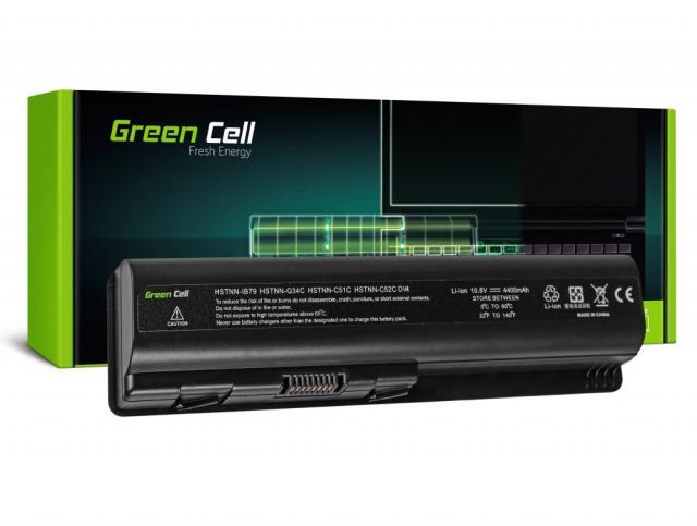 Батерия за лаптоп GREEN CELL, HSTNN-LB72 HSTNN-IB72 for HP HP DV4 DV5 DV6  G50 G60 G61 G70 Compaq Presario CQ60 CQ61 CQ70 CQ71, 10.8V, 4400mAh 