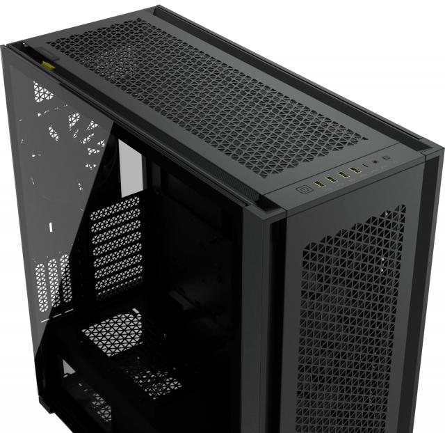 Кутия Corsair 7000D Airflow Full Tower, Tempered Glass, Черна 