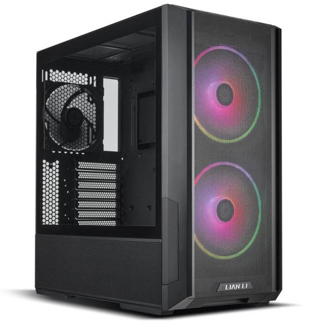 Кутия Lian-Li LANCOOL 216, RGB, Mid-Tower, Tempered Glass, Черна 