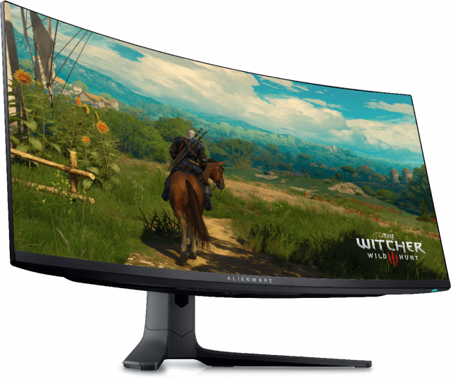 Monitor Dell Alienware AW3423DWF 34" Curved QD-OLED, WQHD 3440 x 1440 , 165Hz, 0.1ms 