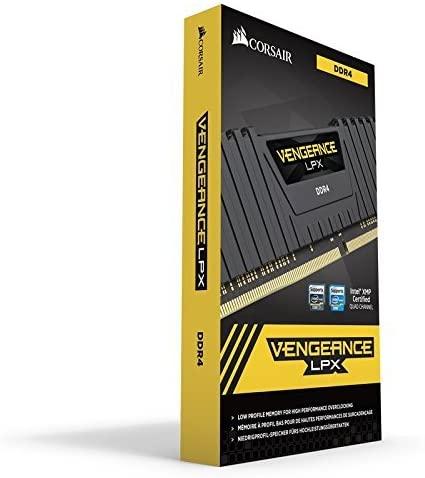 Памет CORSAIR VENGEANCE LPX, 8GB (1 x 8GB), DDR4, 2400MHz, C16, Black 