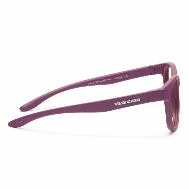 Blue light glasses for kids Gunnar Rush Kids Small, Amber Natural, Magenta 