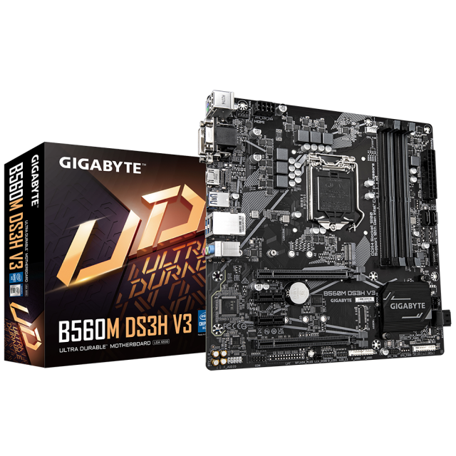 Motherboard GIGABYTE B560M DS3H V3, socket 1200, mATX 4xDDR4 