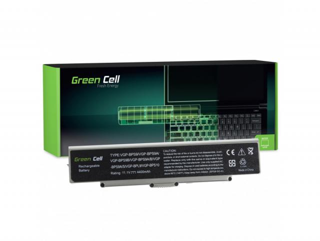 Батерия за лаптоп GREEN CELL, Sony Vaio VGN-AR570 CTO, VGN-AR670 CTO, VGN-AR770, 11.1V, 4400mAh 