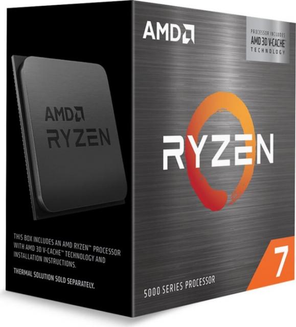 Процесор AMD Ryzen 7 5700X3D, 8 Cores, 3.0GHz (Up to 4.1GHz), 96MB, 105W, AM4 