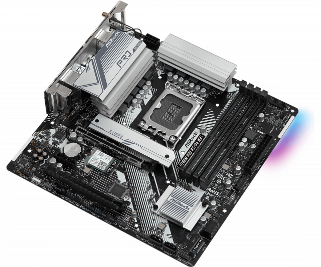 Дънна платка ASRock B760M PRO RS WIFI 6E, LGA1700 