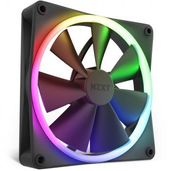 Вентилатор NZXT F140 RGB Черен