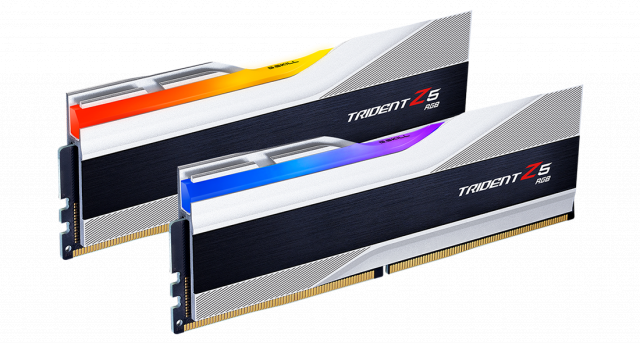 Памет G.SKILL Trident Z5 Silver RGB 32GB(2x16GB) DDR5 6000MHz F5-6000J3636F16GX2-TZ5RS 