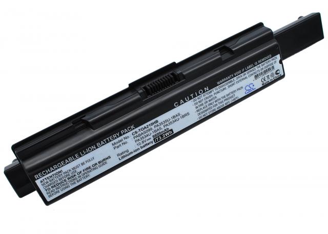 Laptop Battery for Toshiba Satellite A200 A300 A500 L200 L300 L500 PA3535U 10.8V  6600 mAh CAMERON SINO 