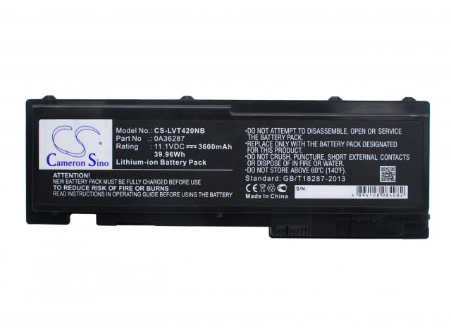 Батерия  за лаптоп  Lenovo ThinkPad T420s T420si T430s 42T4846, 11.1V, 3600mA CAMERON SINO 