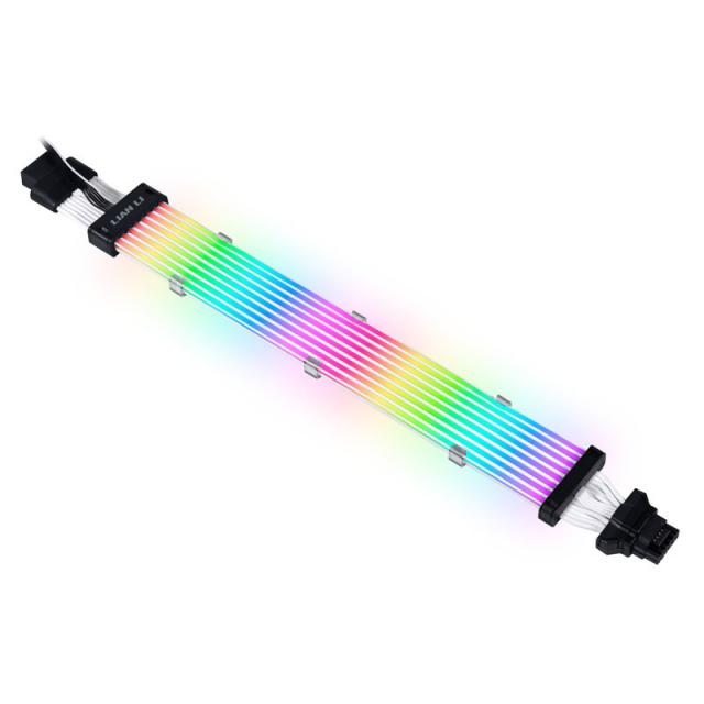 Удължителен RGB кабел Lian-Li Strimer Plus V2, 16-Pin - 12VHPWR за RTX 40-та серия, 108 LED 