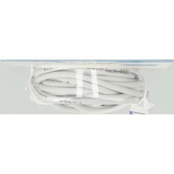 Мрежов кабел HAMA Flexi-Slim, U/UTP CAT 6a, 10 Gbit/s, RJ-45 - RJ45, 3.0 m, Бял 