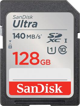 Memory card  SANDISK Ultra SDXC, 128GB