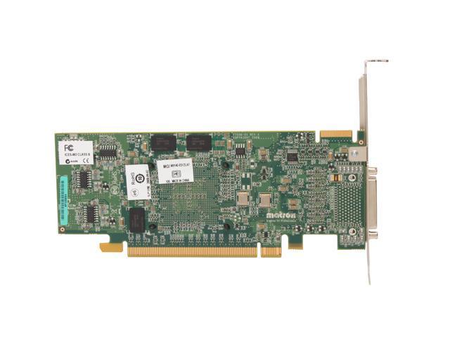 Graphic card Matrox M9140-E512LAF 512MB GDDR2 PCIe x16 Low Profile 