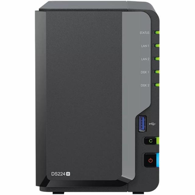 Сторидж Synology NAS Synology DS224+, За 2 диска, Малък и среден бизнес 