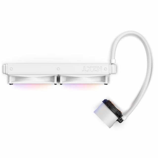 AIO Liquid Cooler NZXT Kraken 280 RGB White, LCD Display 