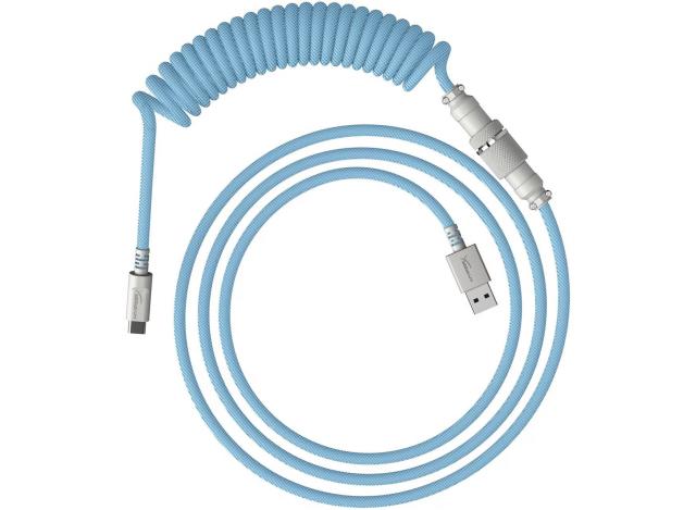 Кабел за клавиатура HyperX Coiled Cable USB-C Light Blue-White 