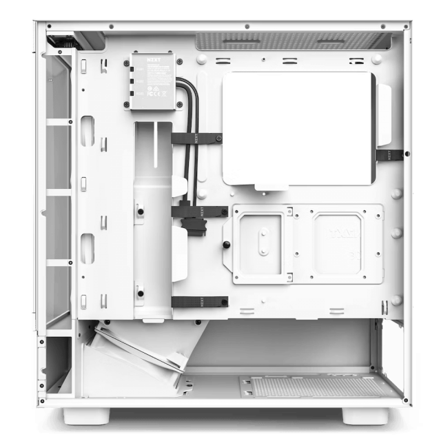 Кутия NZXT H5 Elite Matte White, Tempered Glass, Mid-Tower 