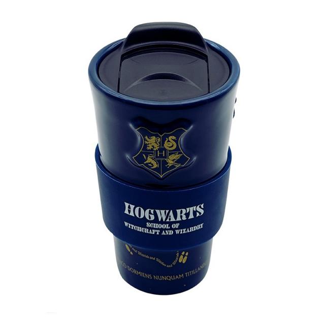 HARRY POTTER - Ceramic travel mug - Hogwarts 