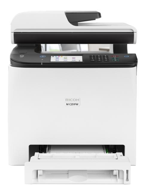 Ricoh M C251FW Color Laser Multifunction Printer, WiFi, A4, SPDF, 25 ppm 