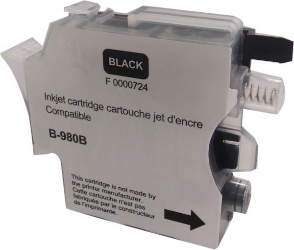 Ink cartridge UPRINT LC980/1100 BROTHER, Black 